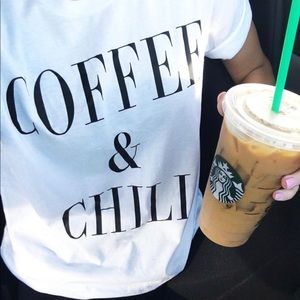 Coffee & Chill T-shirt 🖤